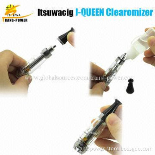 Itsuwa I-Queen Clearomizers, Panther Product, 3.0mL Volume, Beautiful Design and Super Vapor